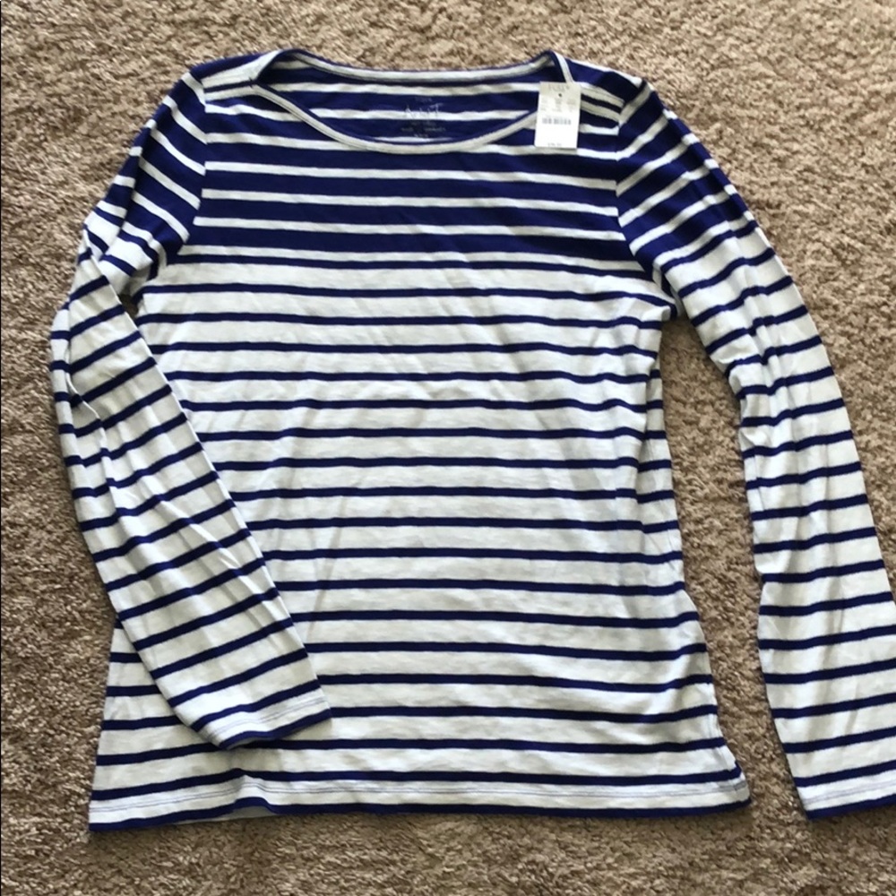 NWT J. Crew XL Artist long sleeve striped tee